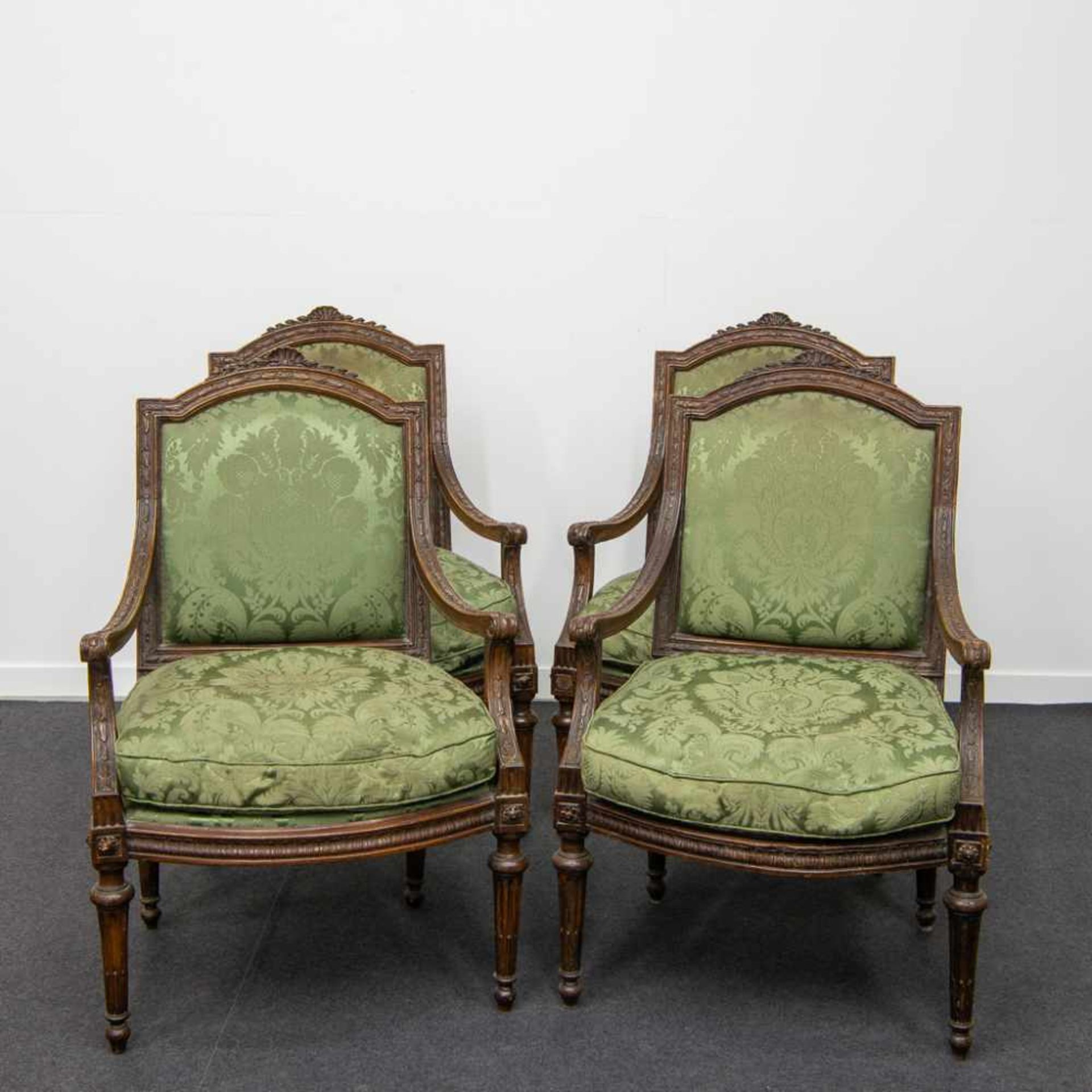 4 LXVI period armchairs - Image 17 of 20