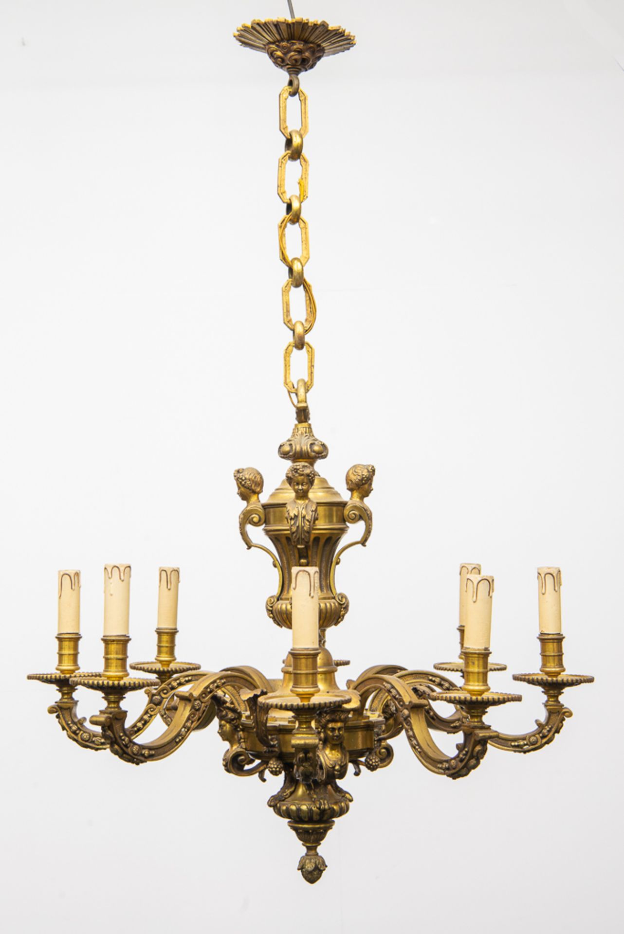 Bronze chandelier