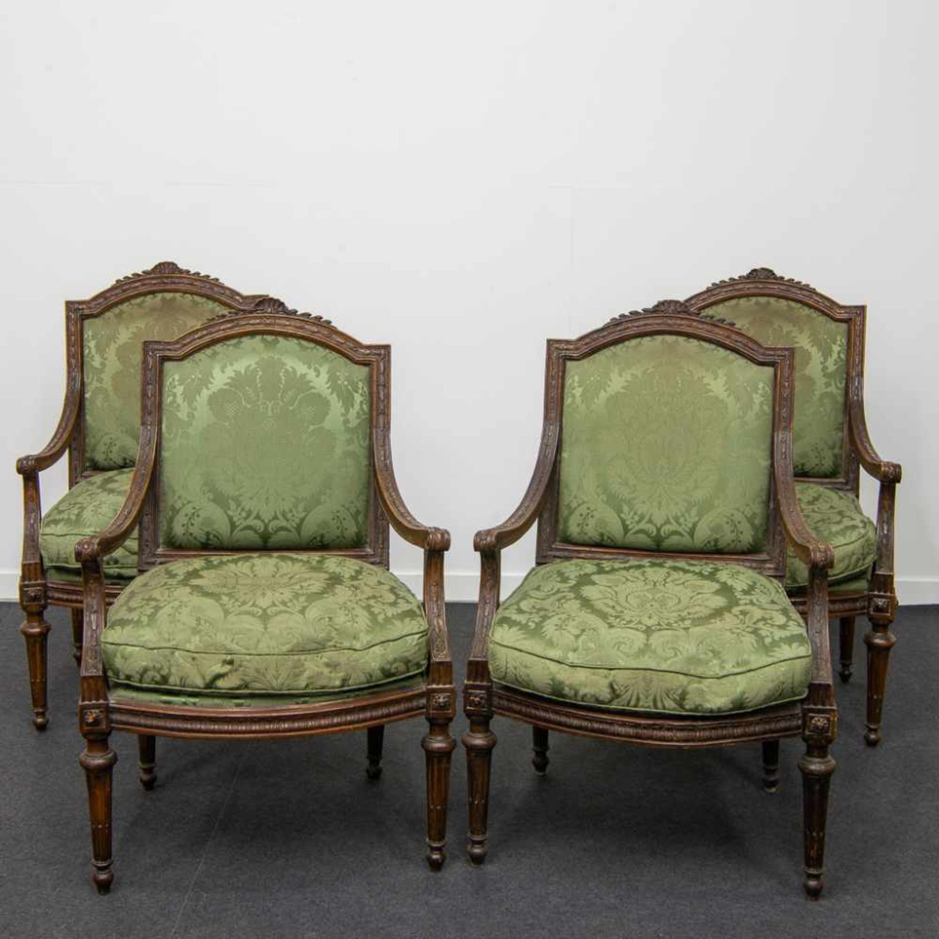 4 LXVI period armchairs - Image 18 of 20