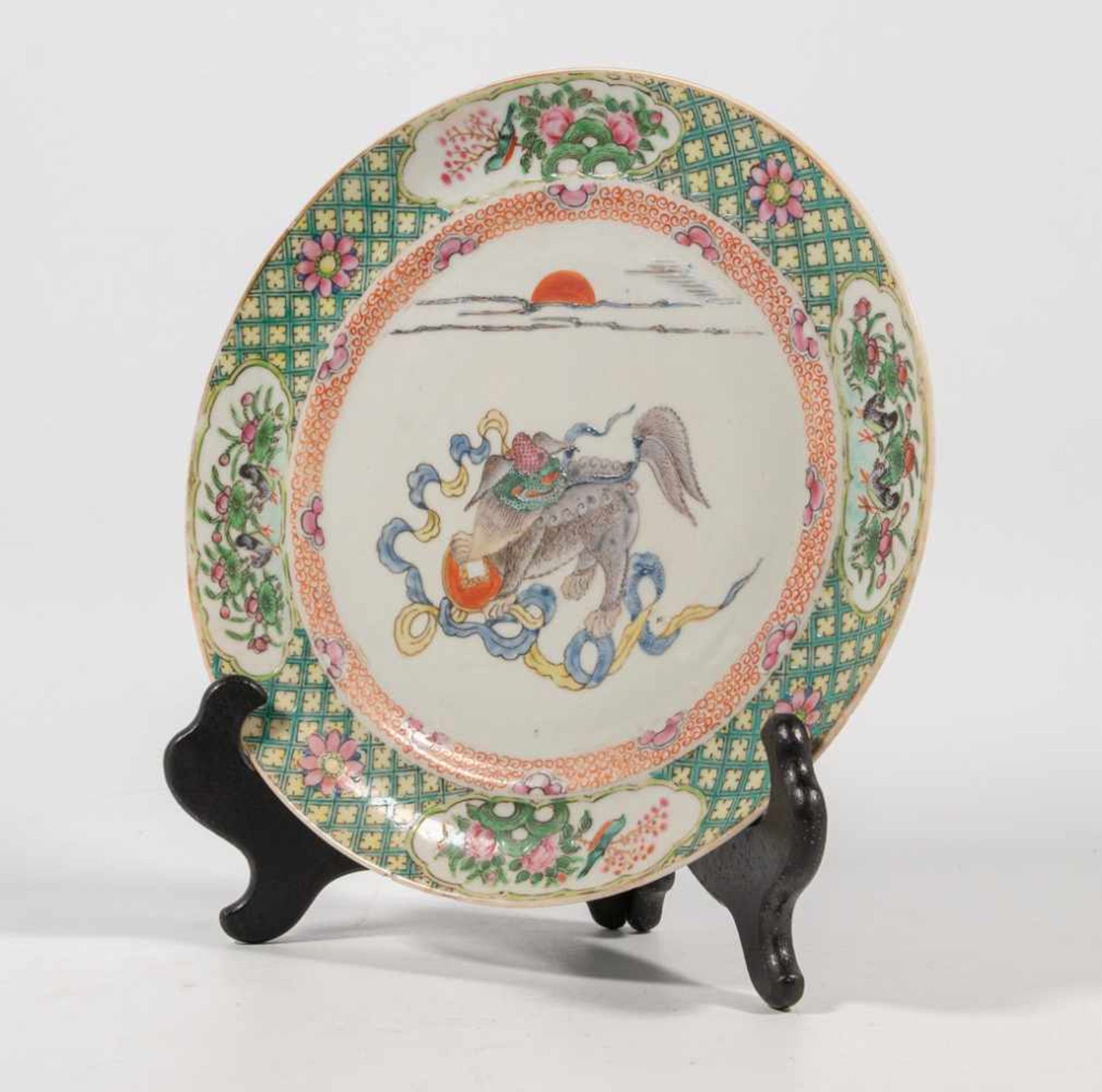 Chinese display plate - Image 3 of 10