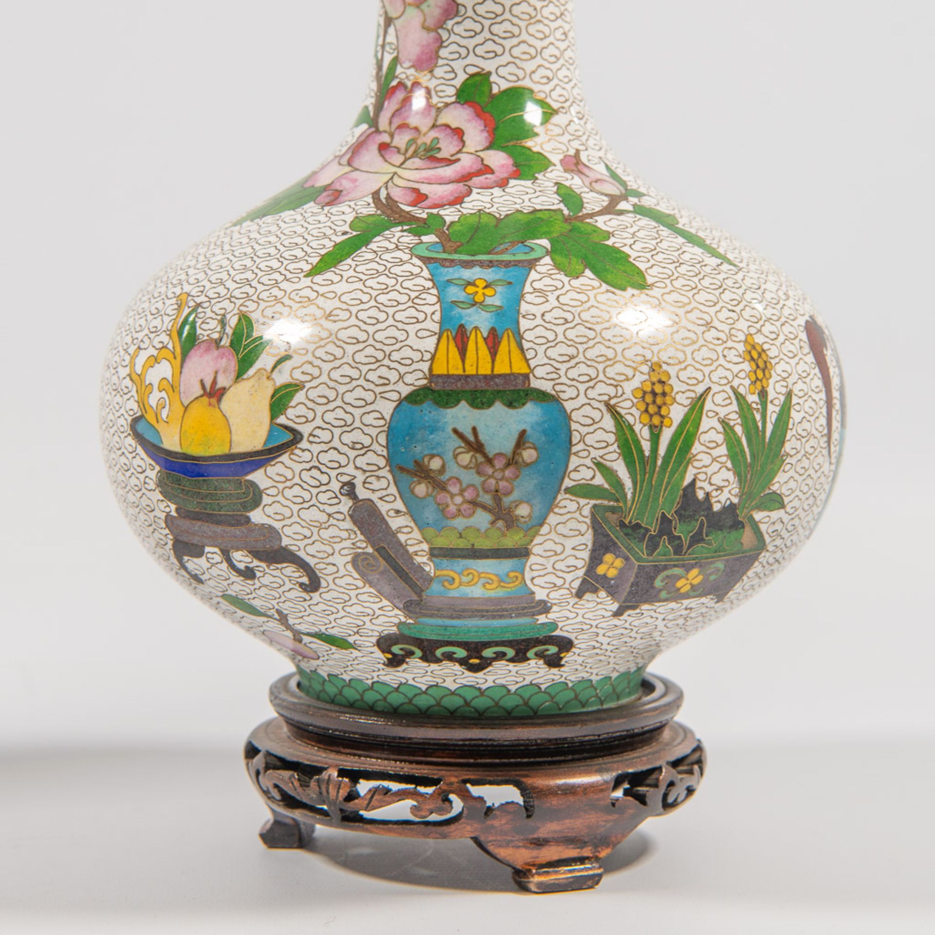 Collection of CloisonnÈ vases - Image 4 of 19