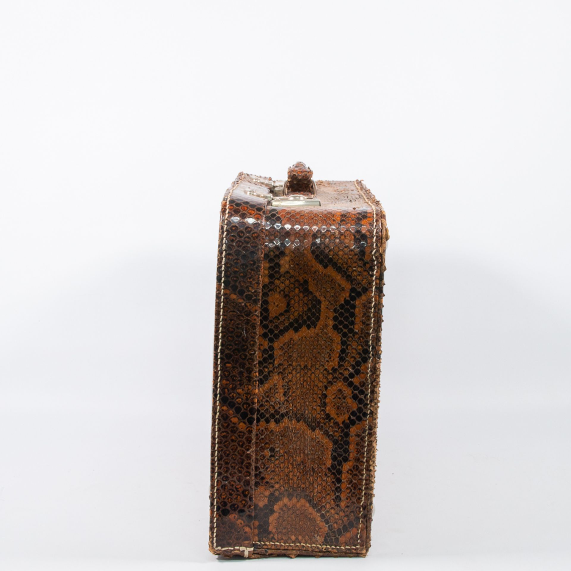 Suitcase in snake leather - Image 13 of 15