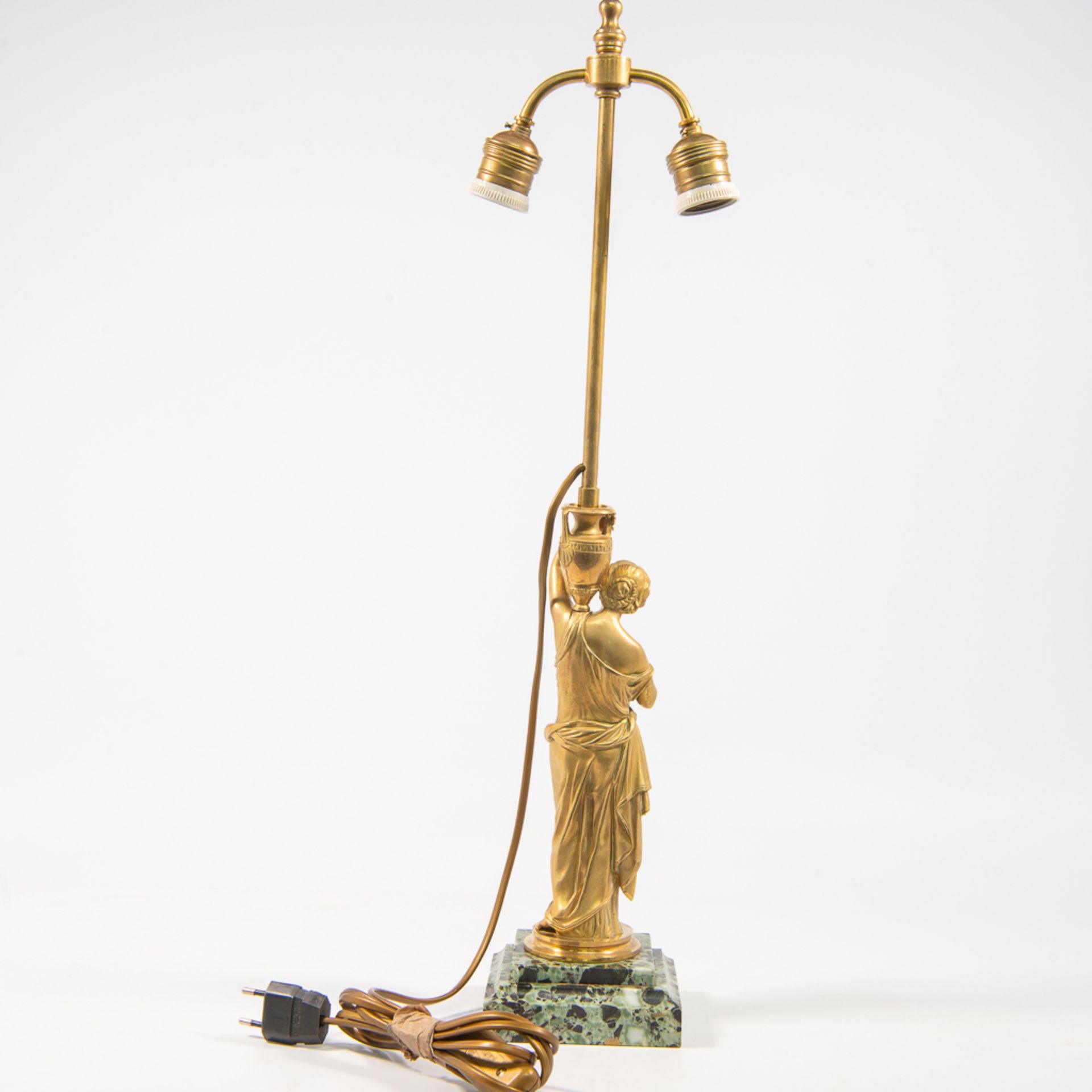 Lamp on bronze base - Image 10 of 14