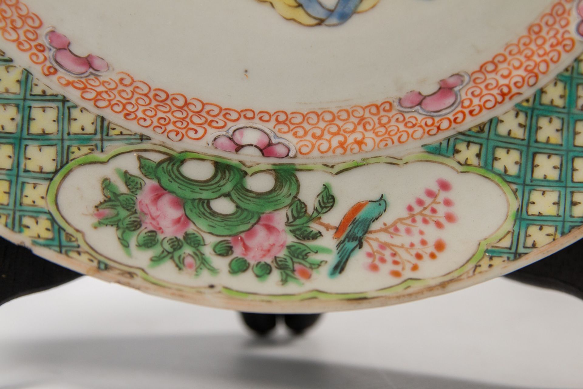 Chinese display plate - Image 7 of 10