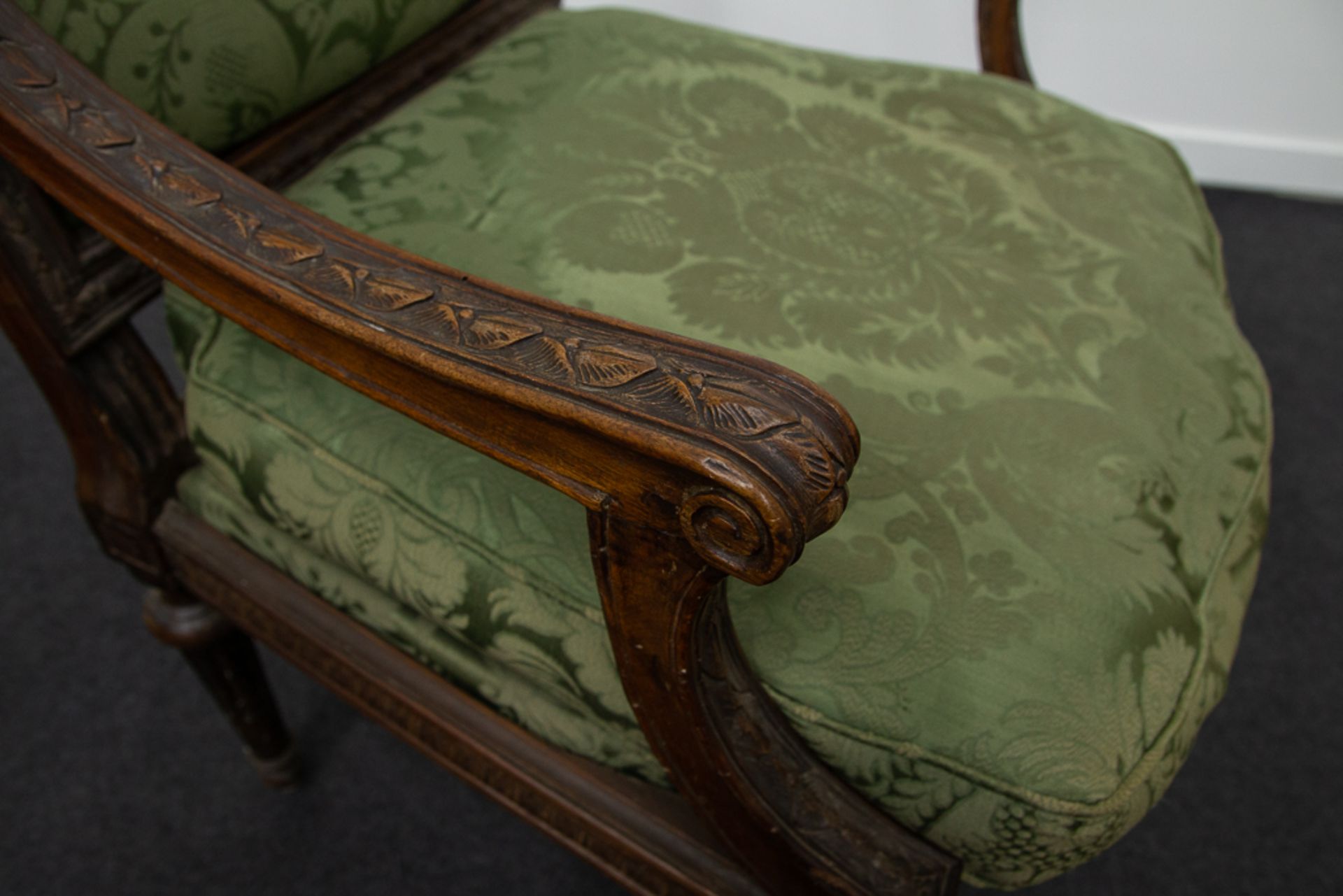 4 LXVI period armchairs - Image 4 of 20