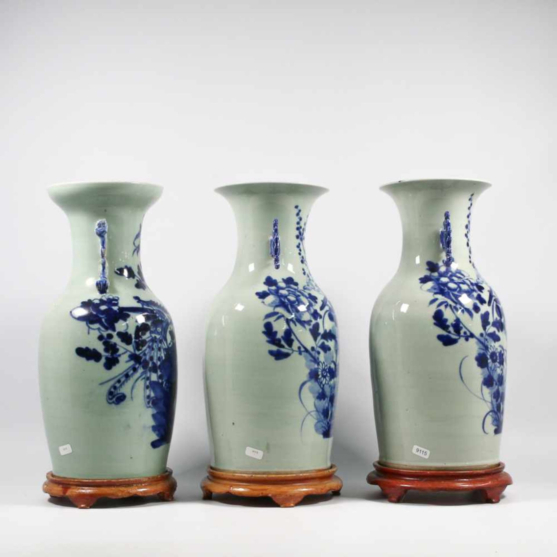 Set of 3 chinese vases - Image 4 of 10