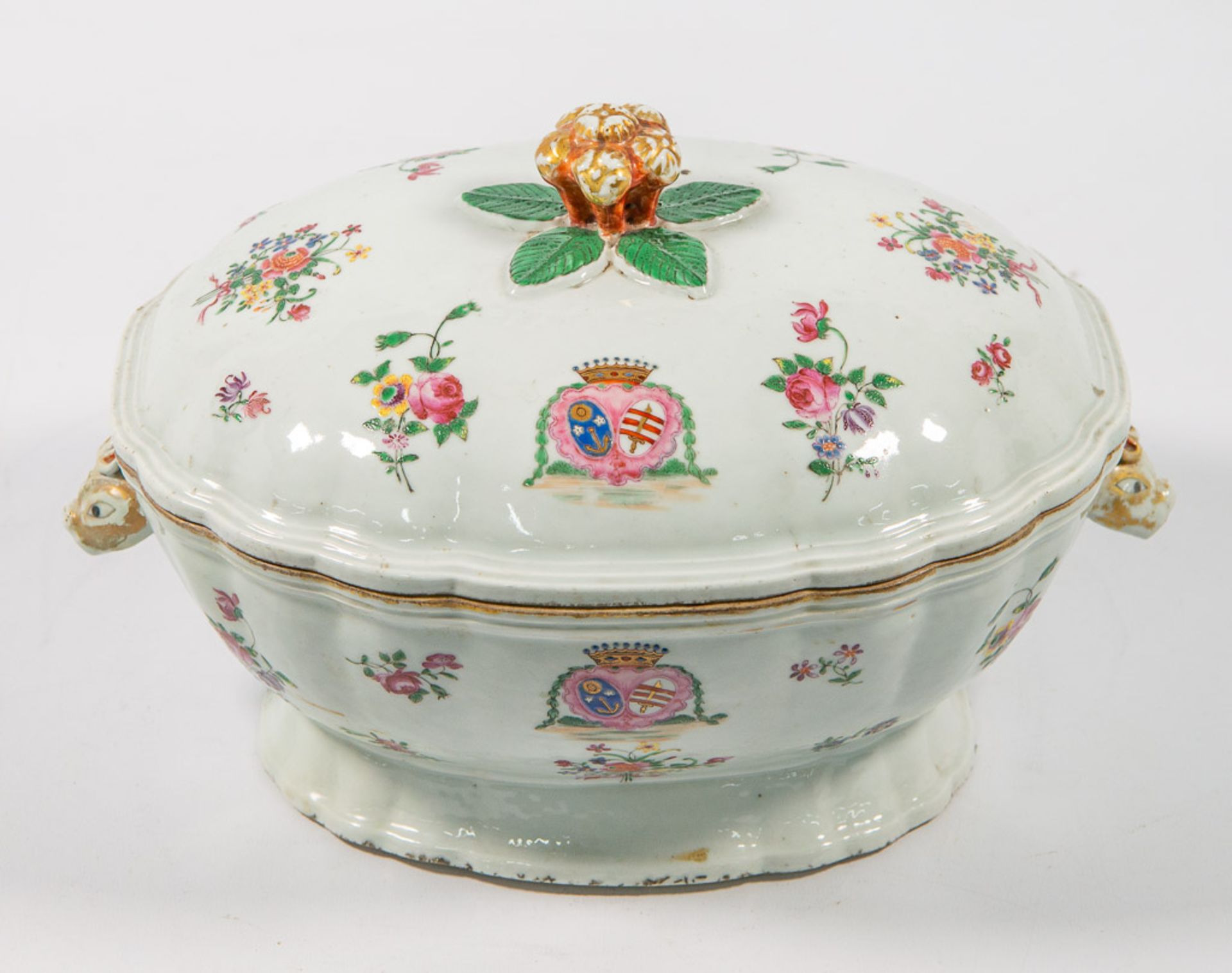 Tureen in the style of export porcelain. - Image 12 of 12