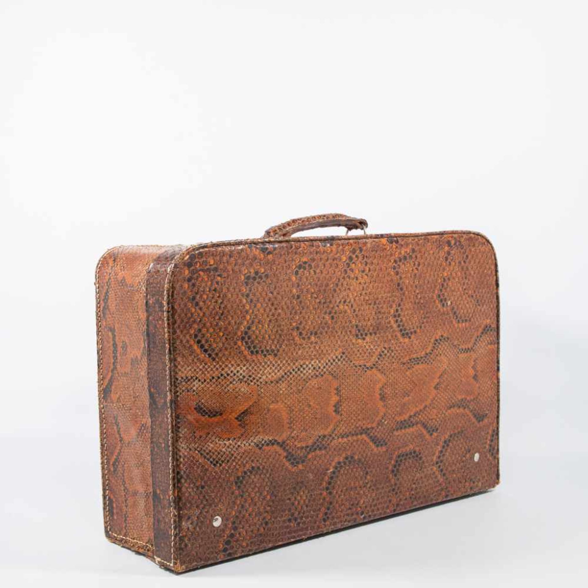 Suitcase in snake leather - Image 11 of 15