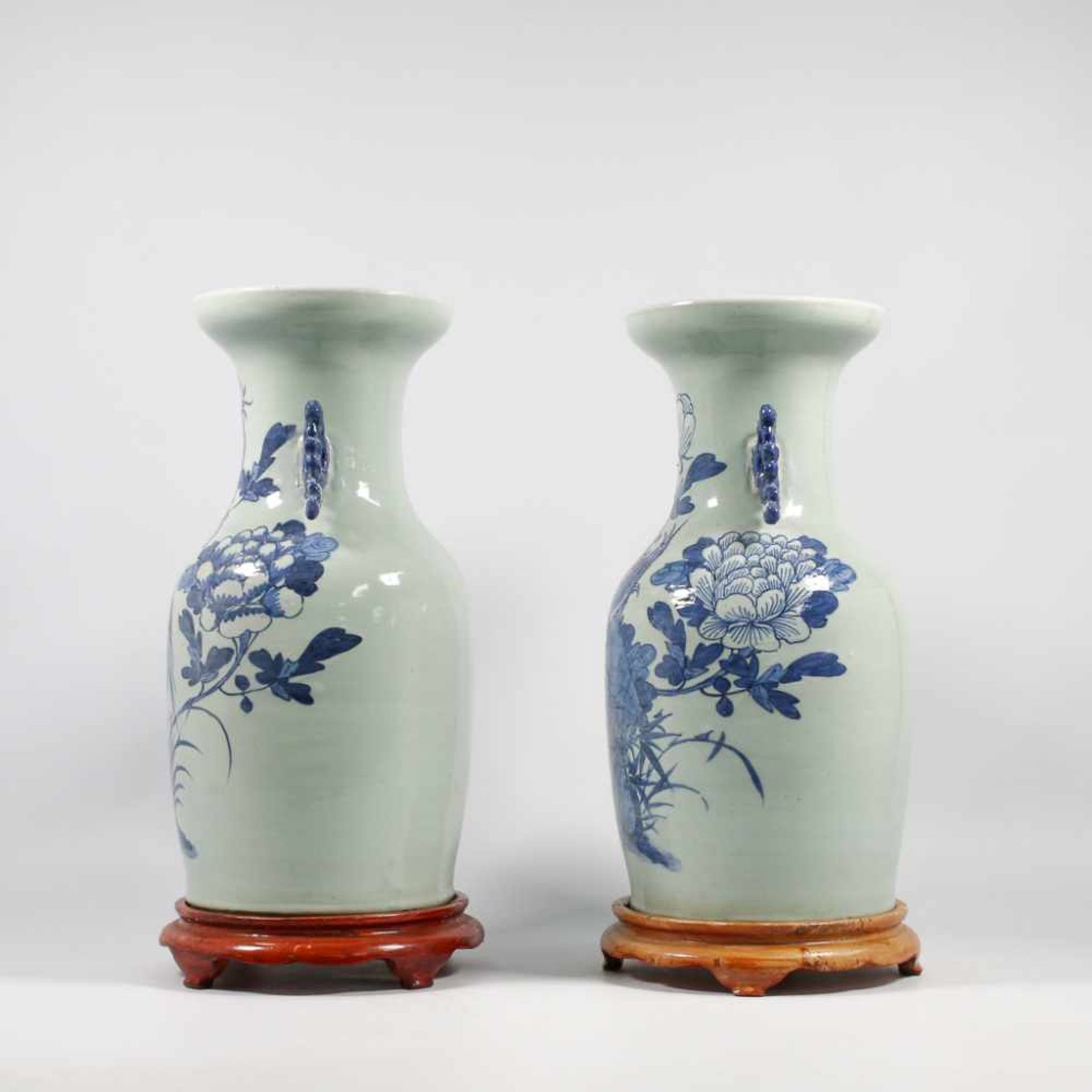 Pair of Chinese vases - Image 13 of 16