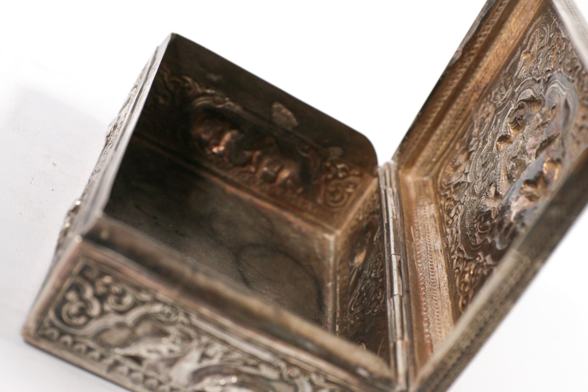 Collection of silver jewelry boxes, eastern origin - Bild 8 aus 12