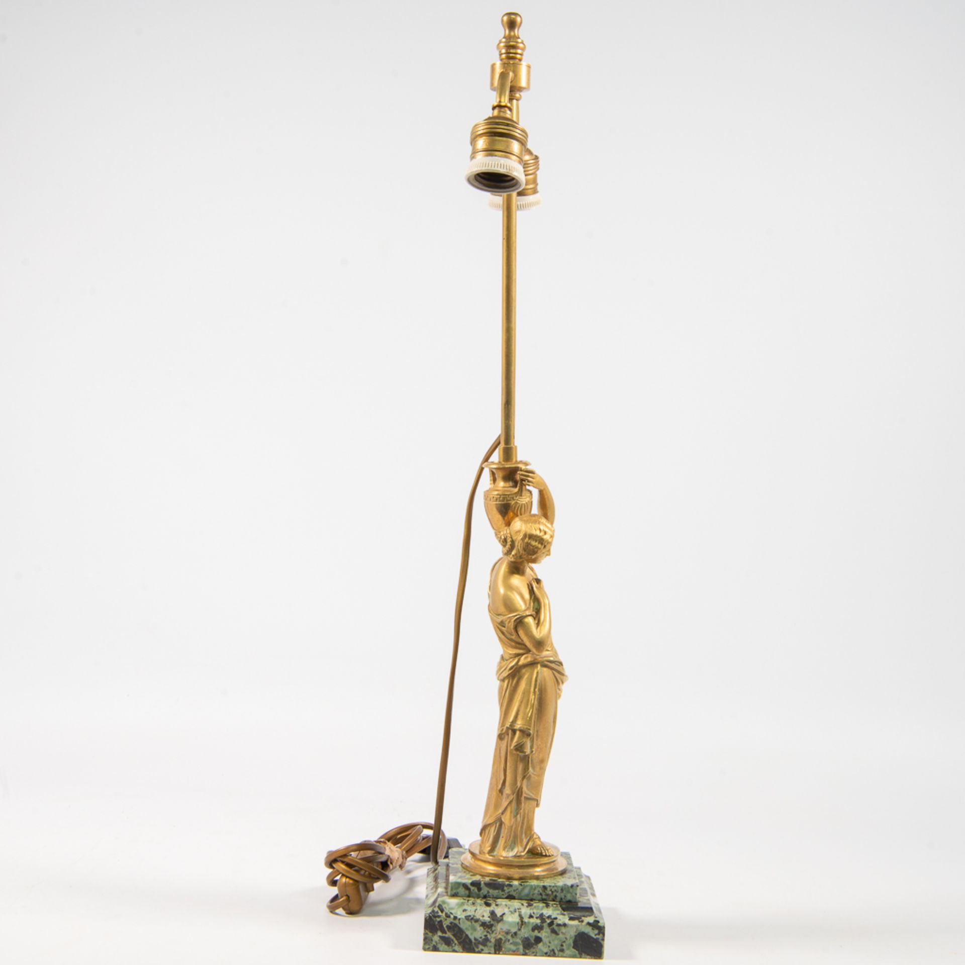 Lamp on bronze base - Image 13 of 14