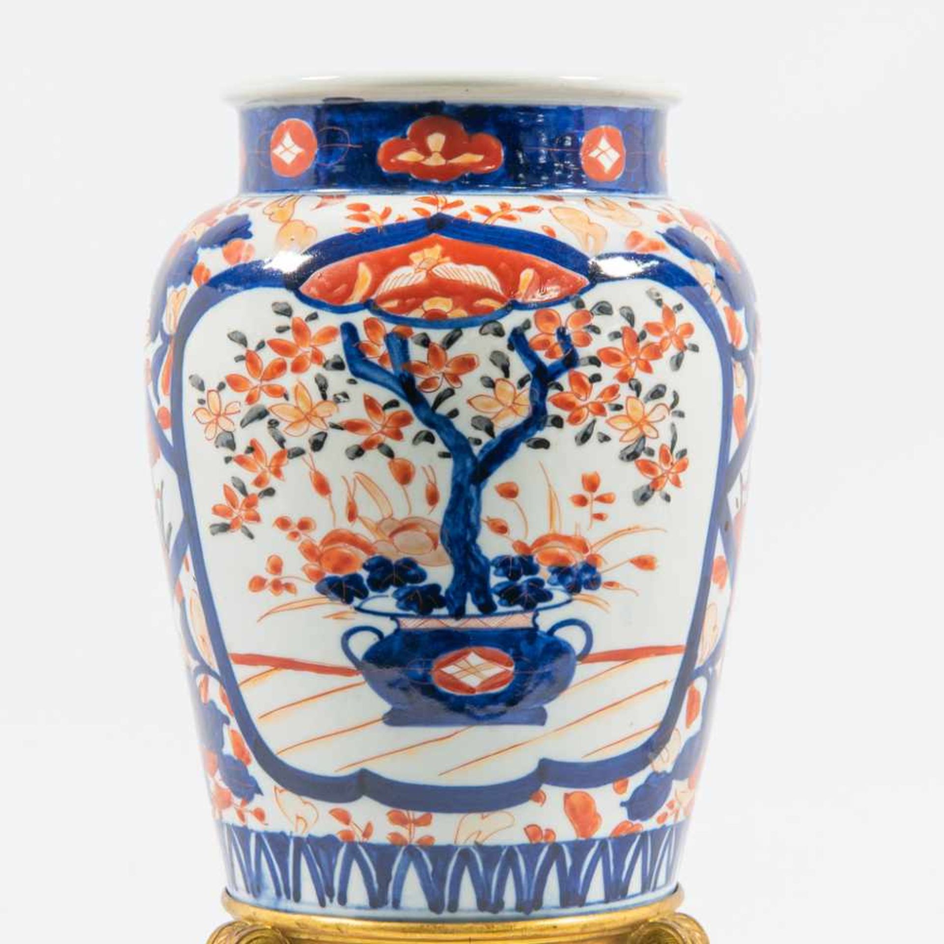 Eastern Imari vase on bronze base - Bild 7 aus 13