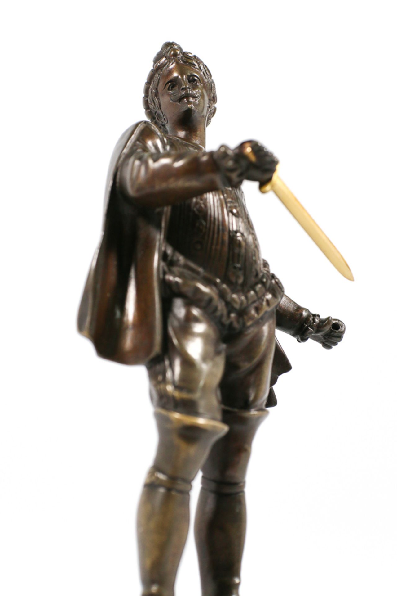 Pair bronze knights - Image 2 of 18