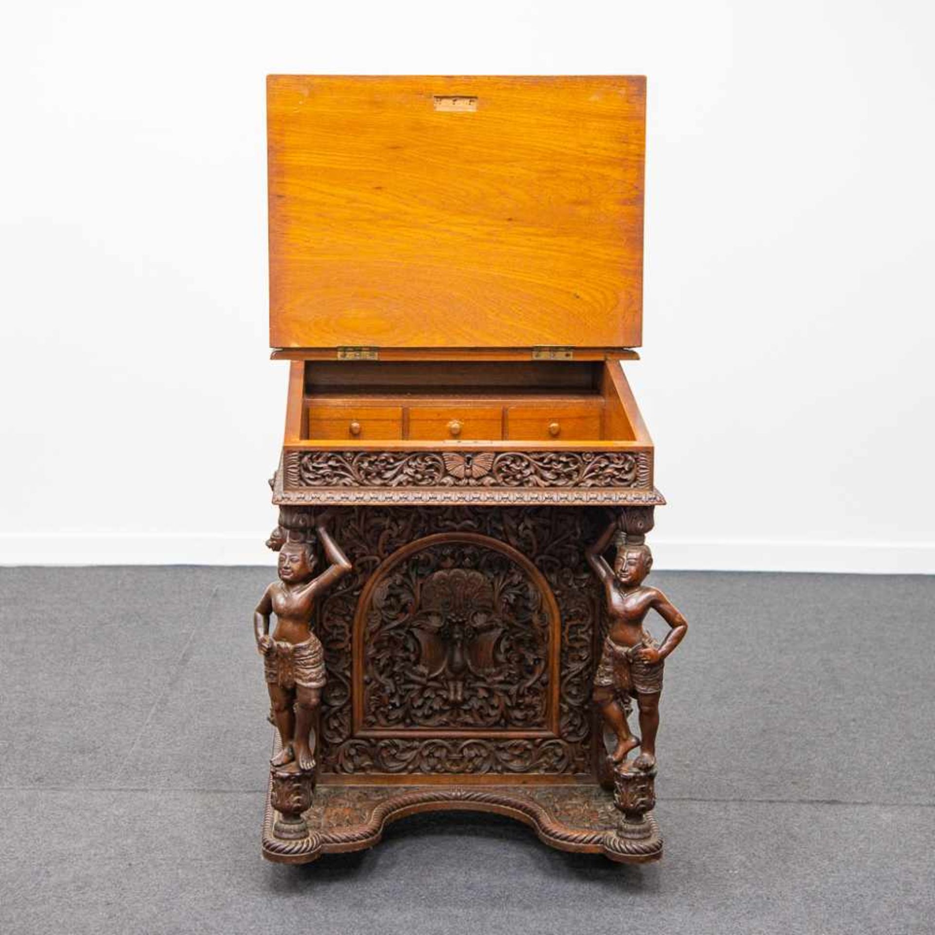 Indonesian davenport desk - Bild 4 aus 23