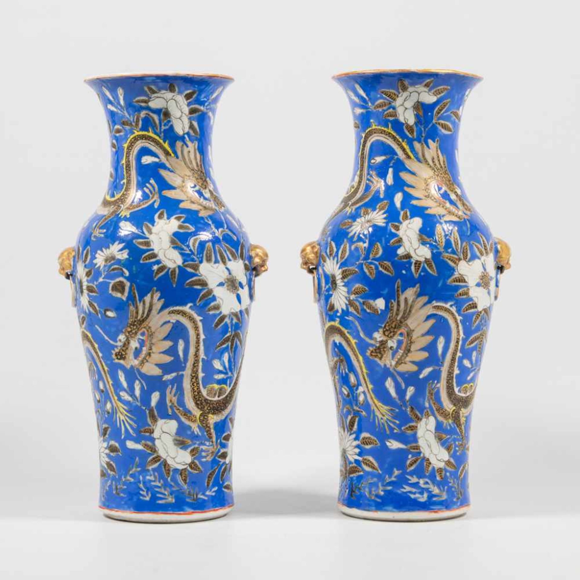 Pair of Chinese vases - Bild 5 aus 12