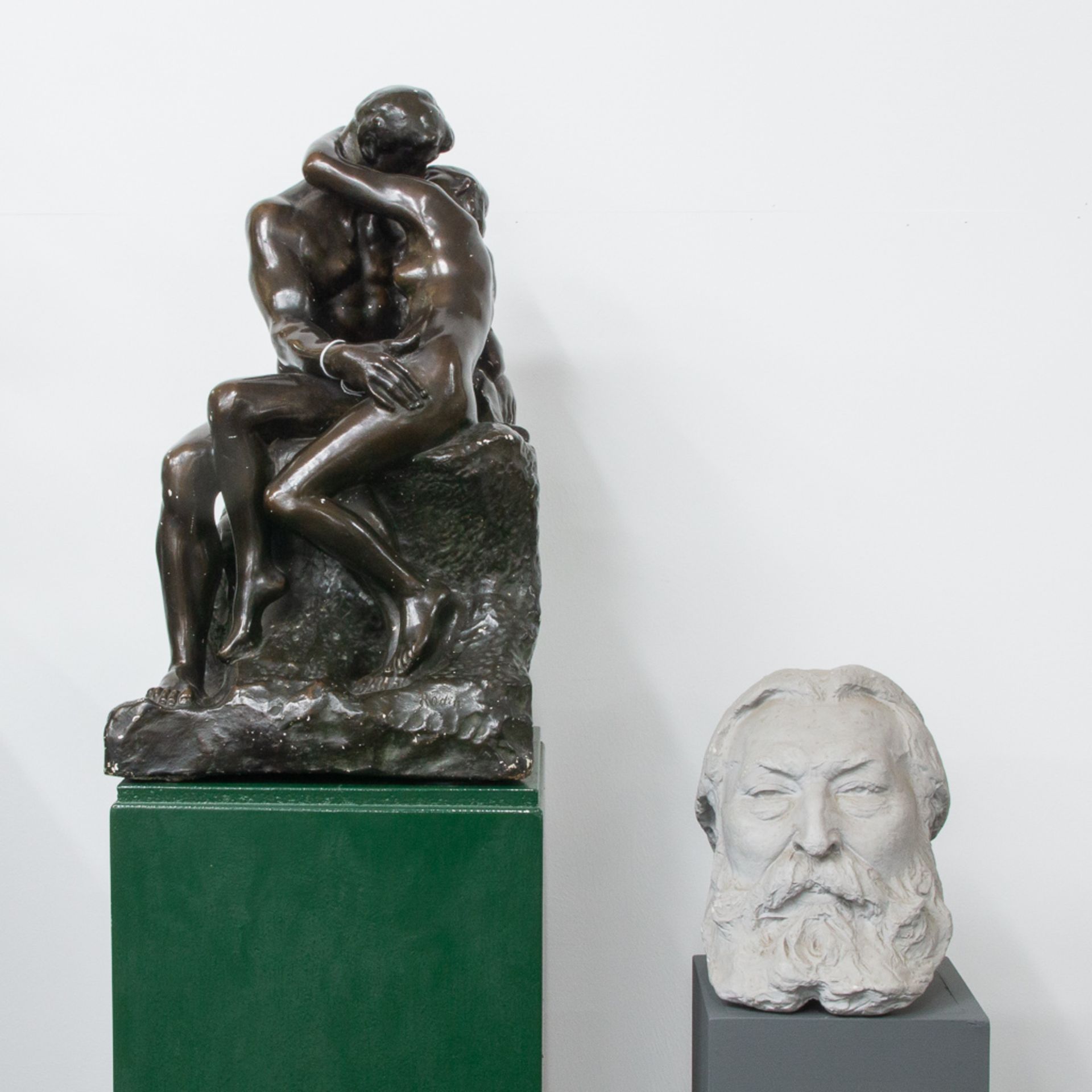 Collection of 2 Rodin statues