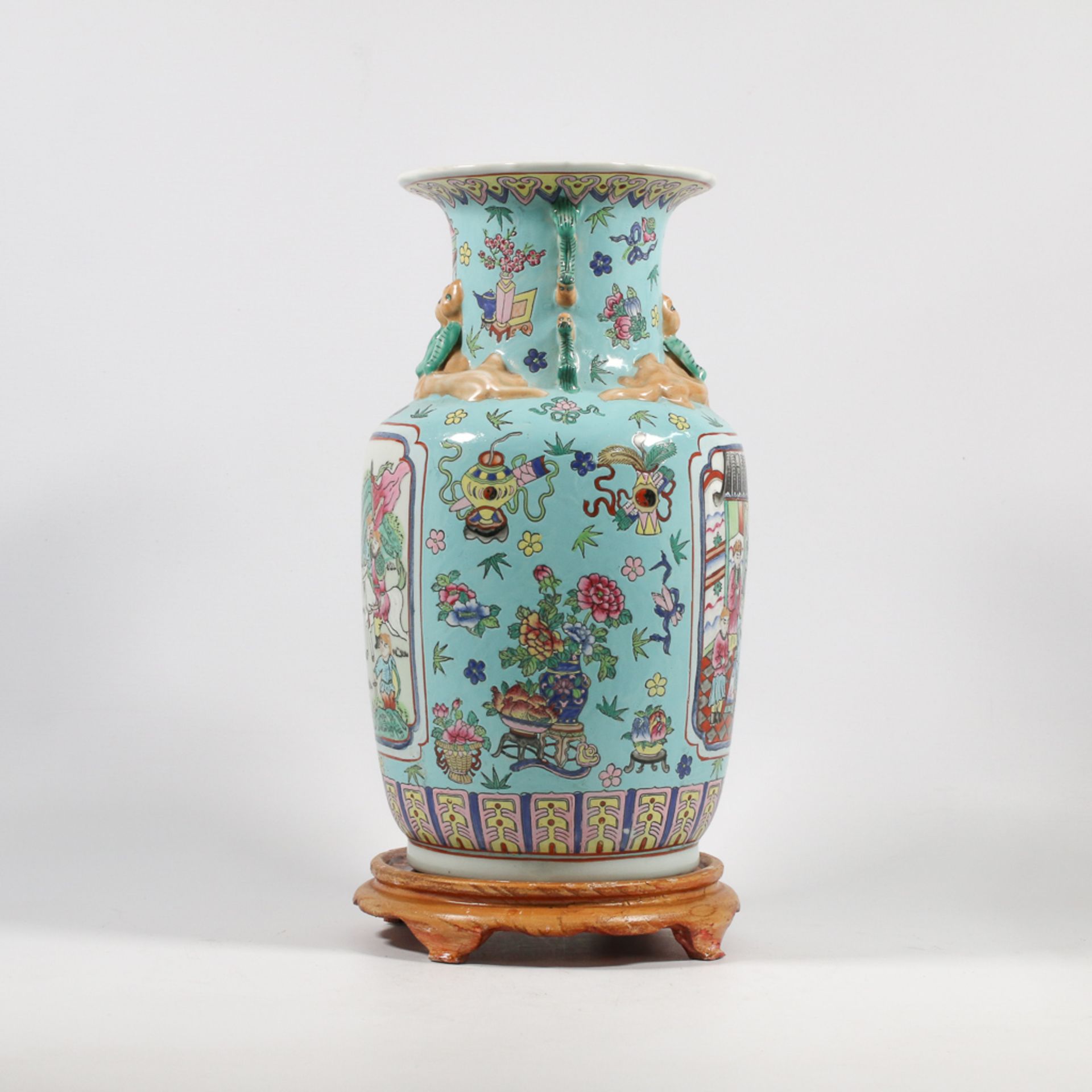 Chinese vaze, Famille Verte - Image 7 of 13