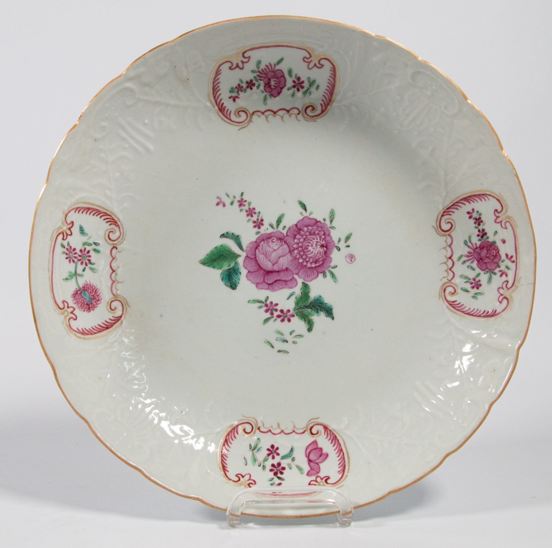 Collection of 5 Famille rose plates - Image 26 of 33