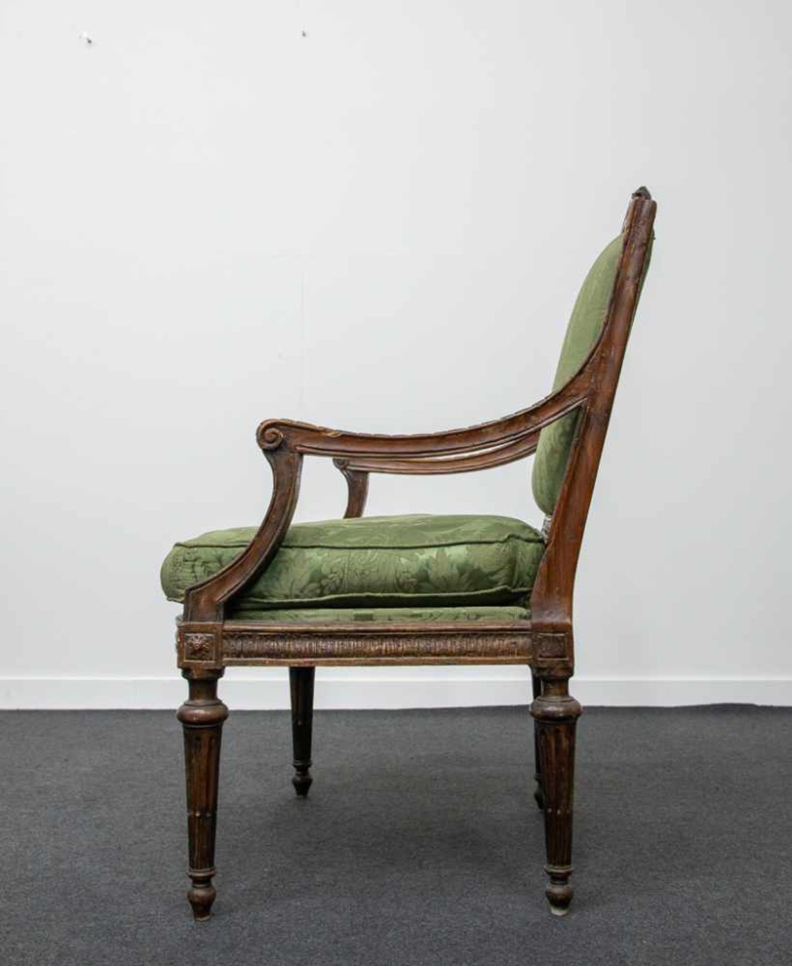 4 LXVI period armchairs - Image 6 of 20