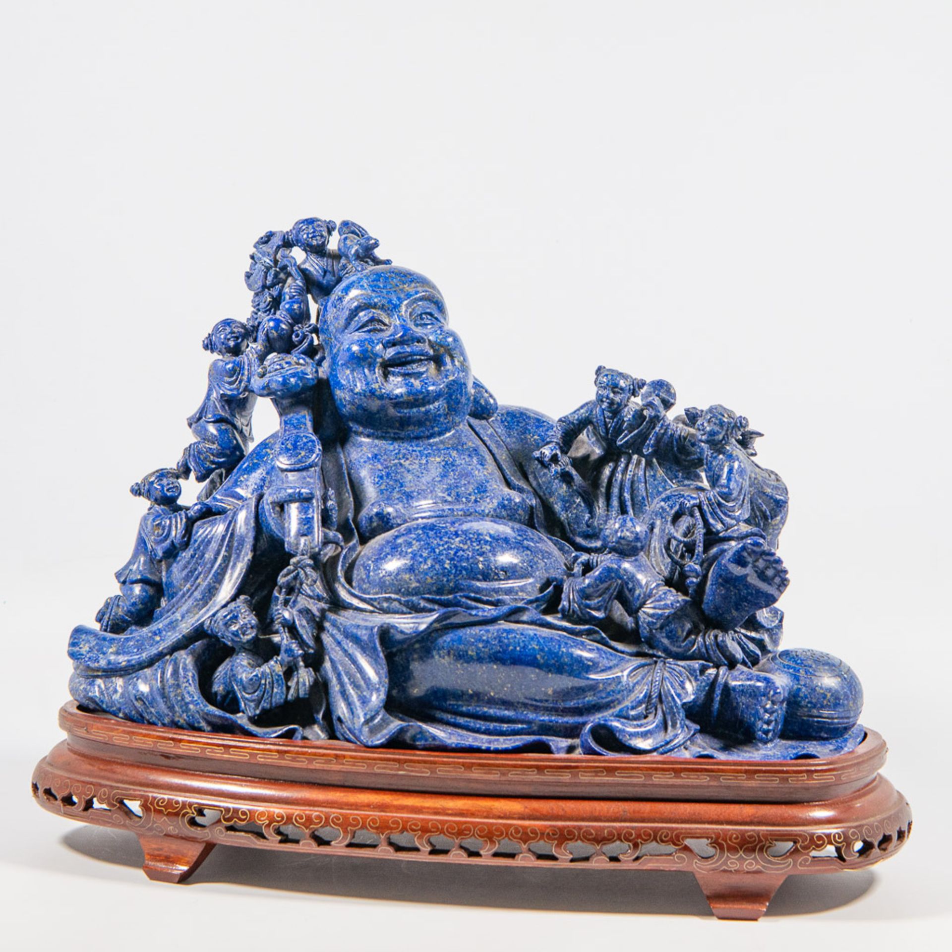 Resting Buddha, Lapis Lazuli