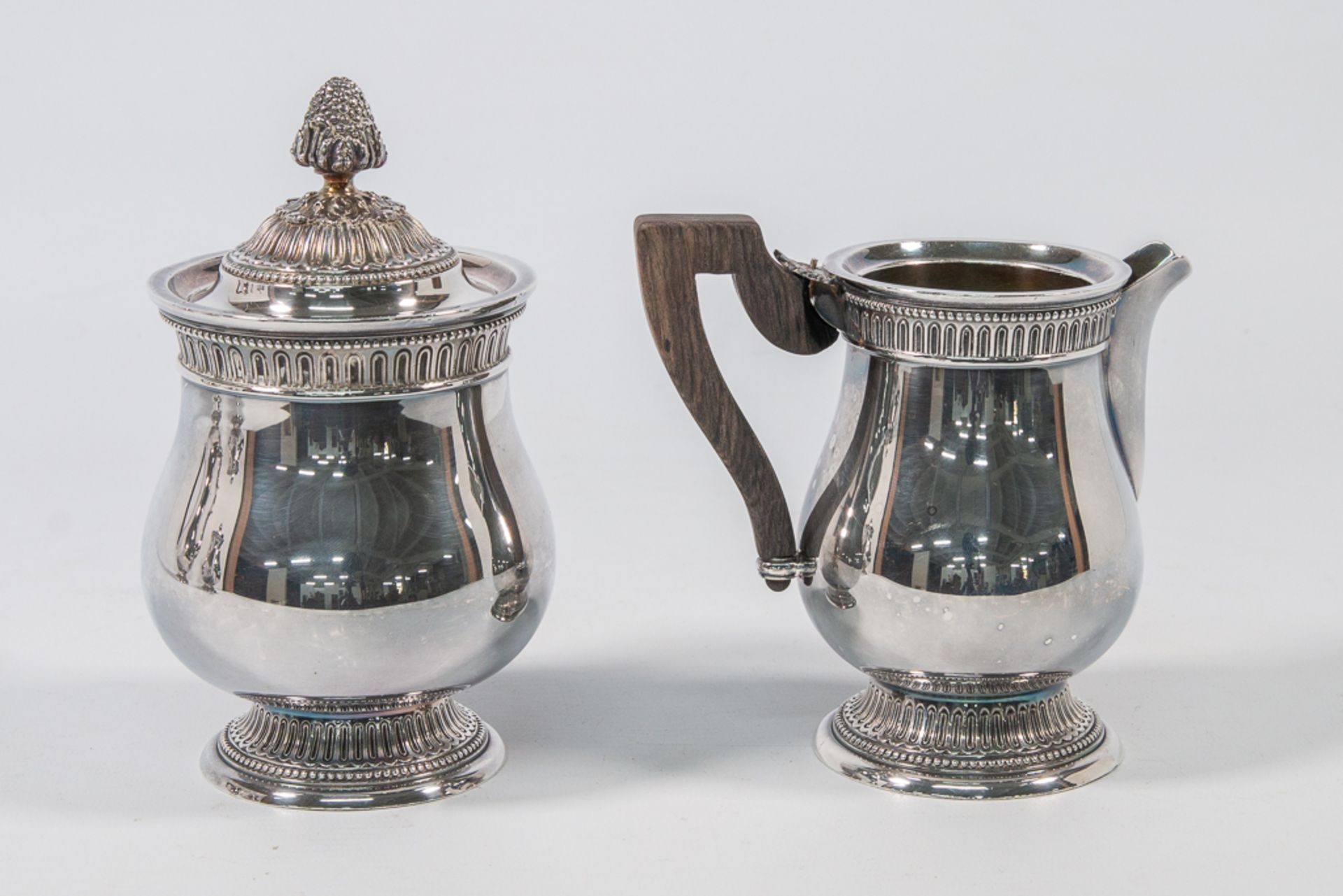 Christofle, Coffee and Teaset, silver-plate - Bild 10 aus 22