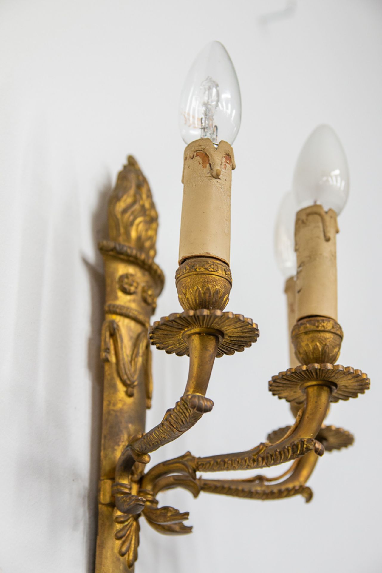 Pair of wall lamps, Louis XVI style - Image 5 of 17