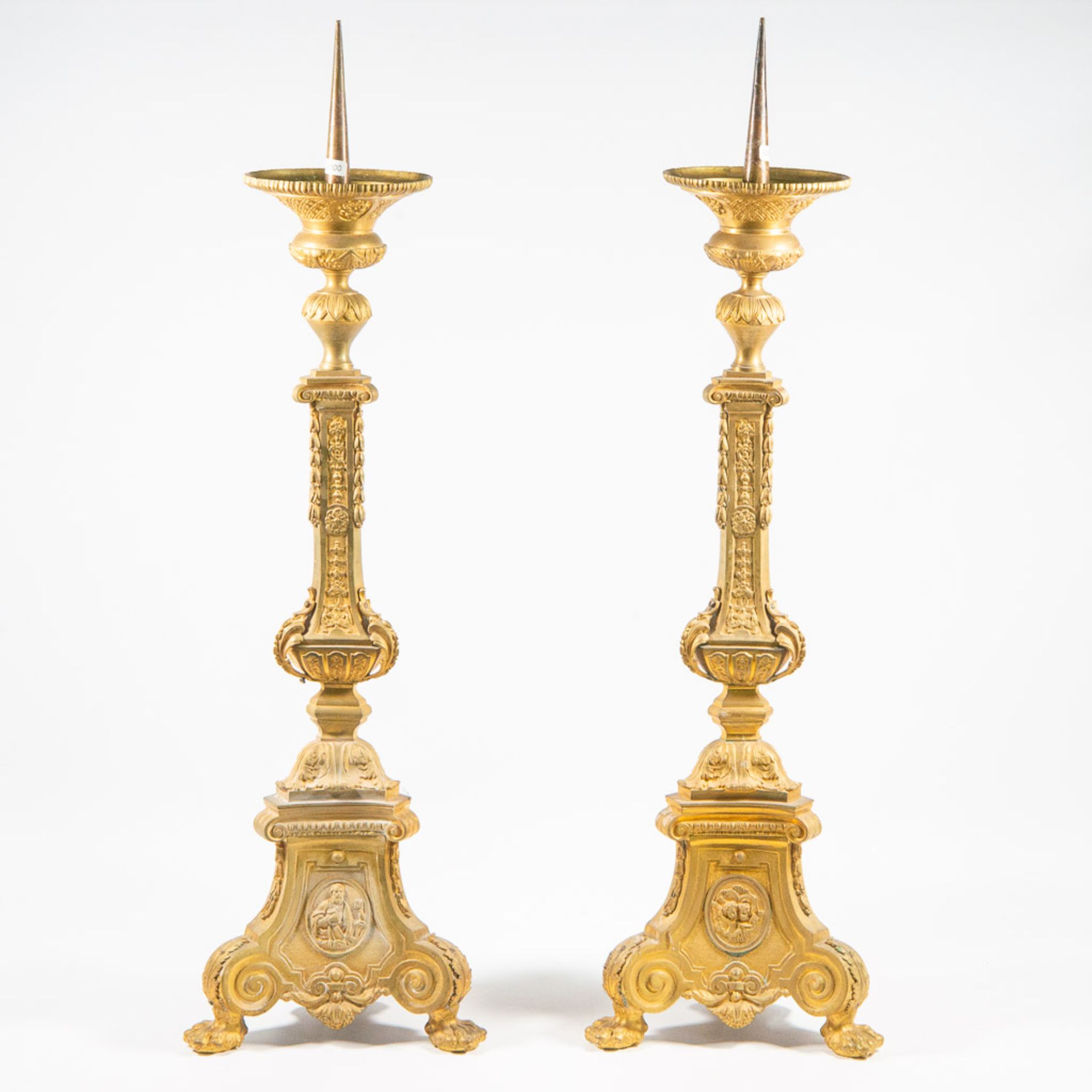 Pair of church Candlesticks - Image 12 of 13