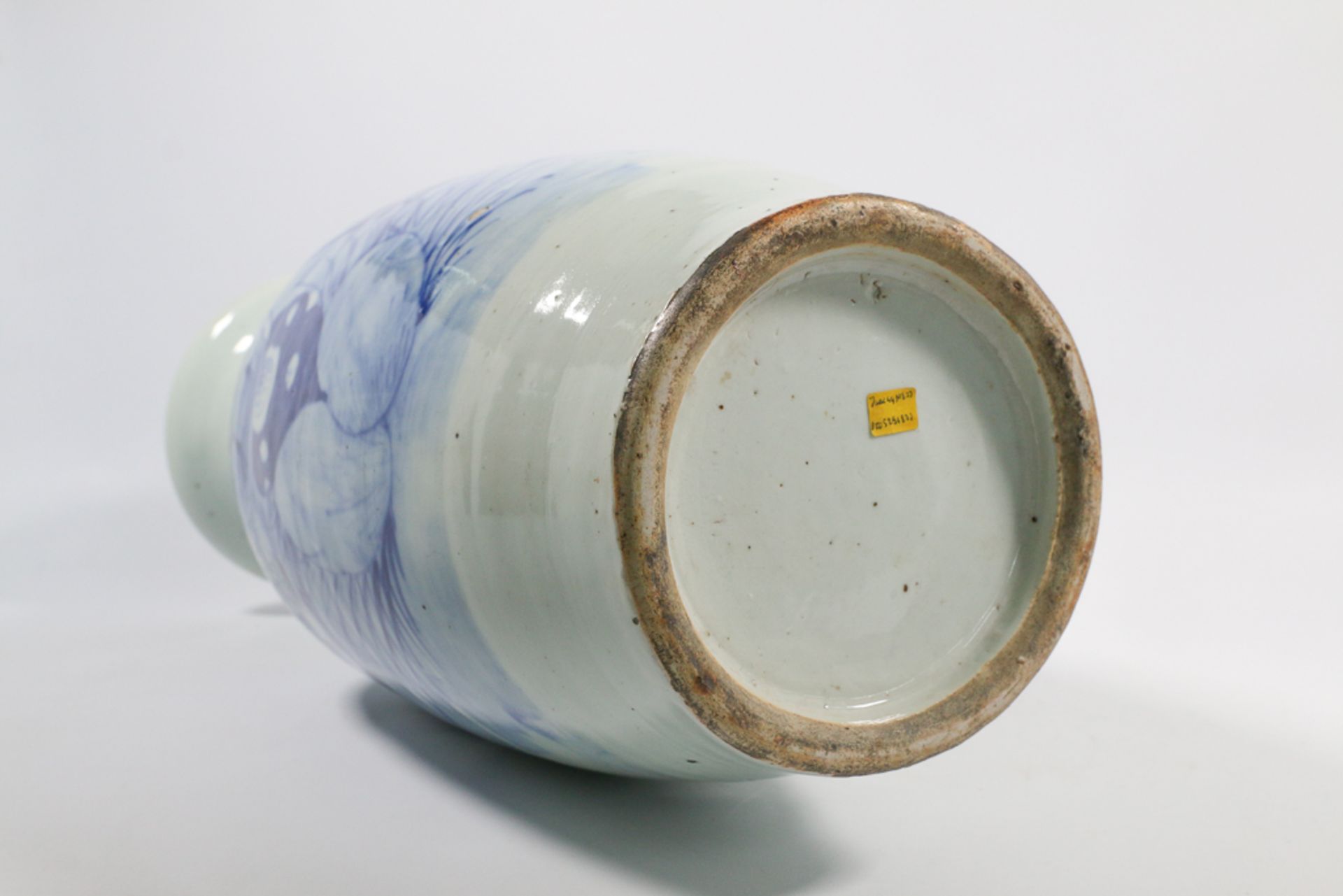 Chinese vase, blauw-wit - Image 9 of 10