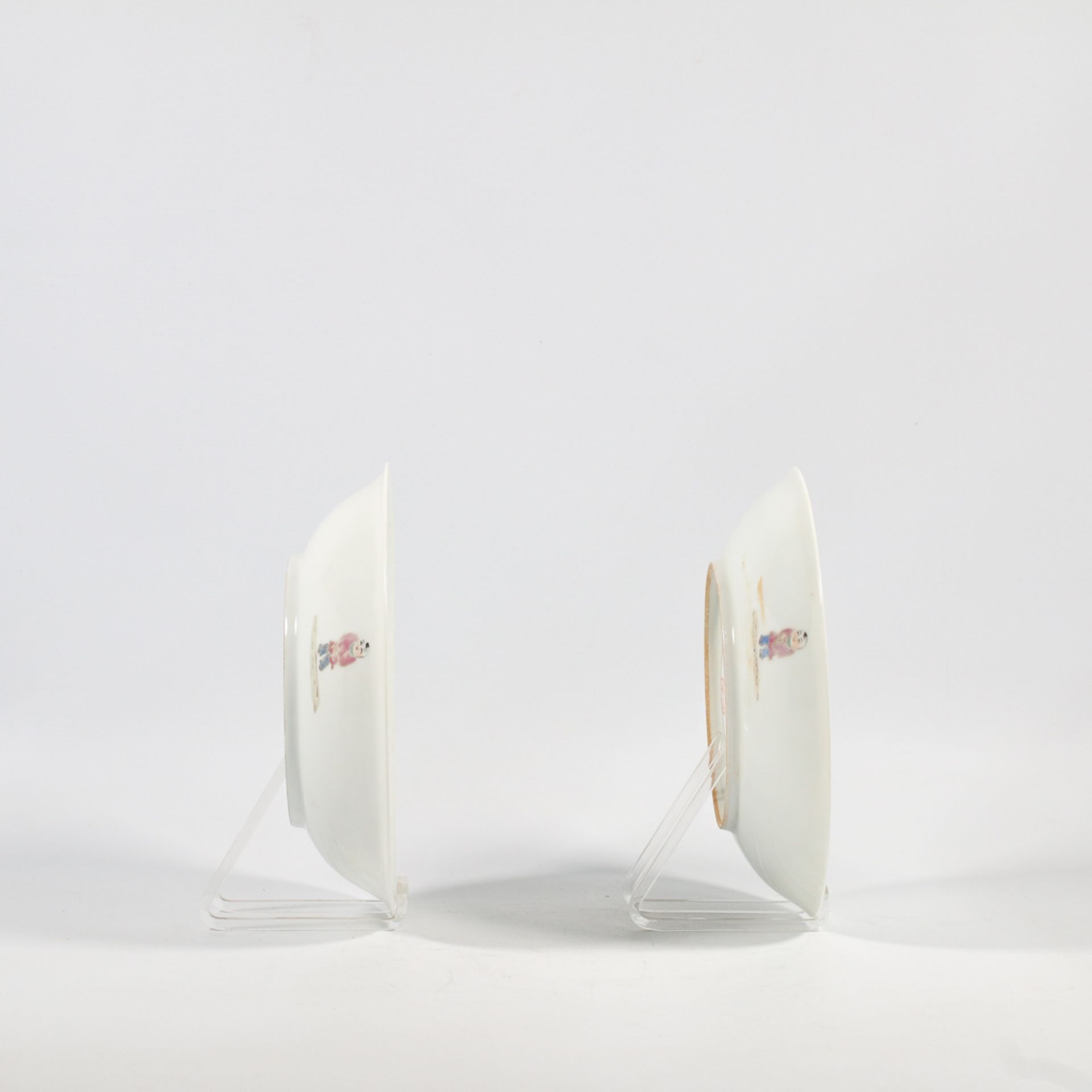 Pair Chinese Display plates - Image 13 of 14