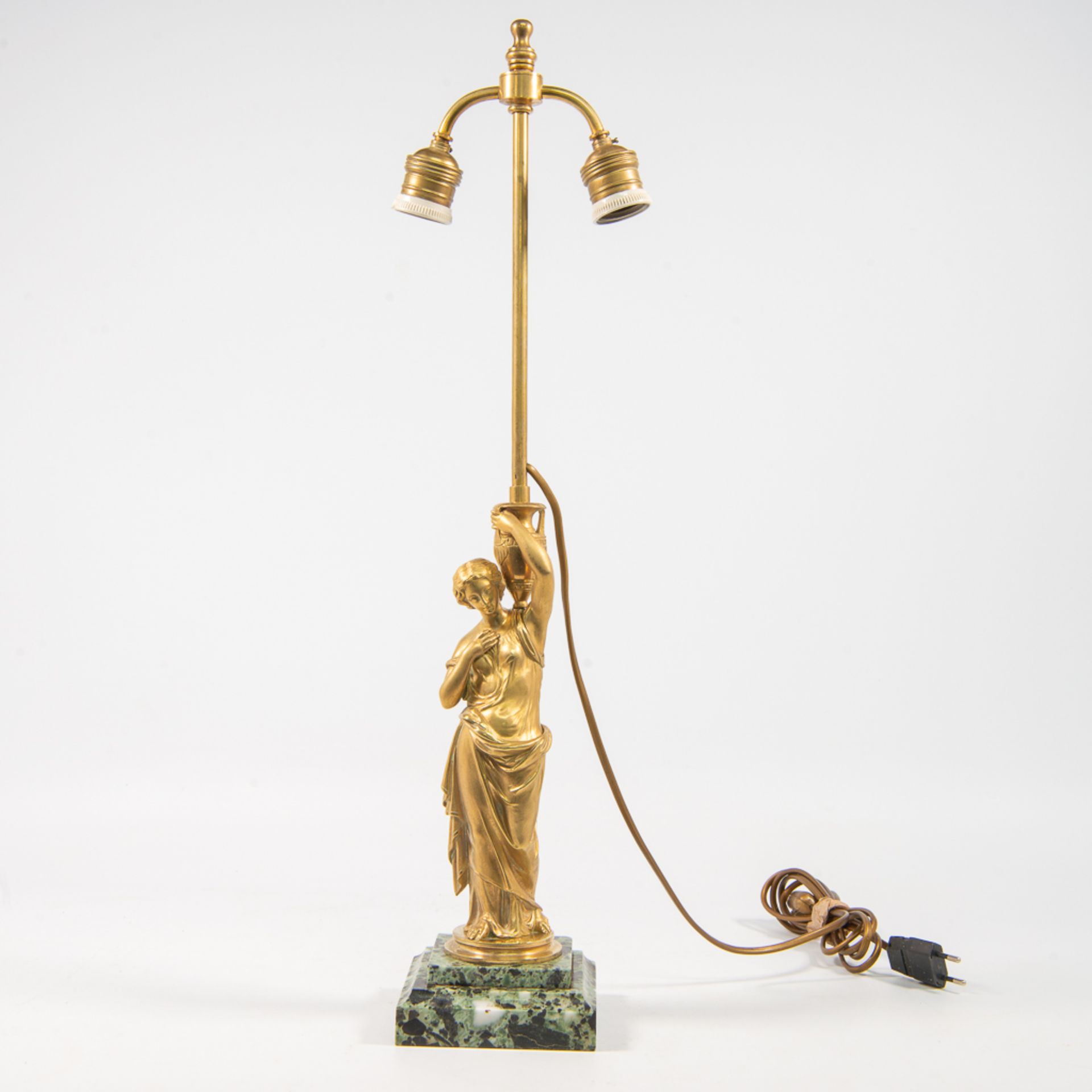 Lamp on bronze base - Image 5 of 14
