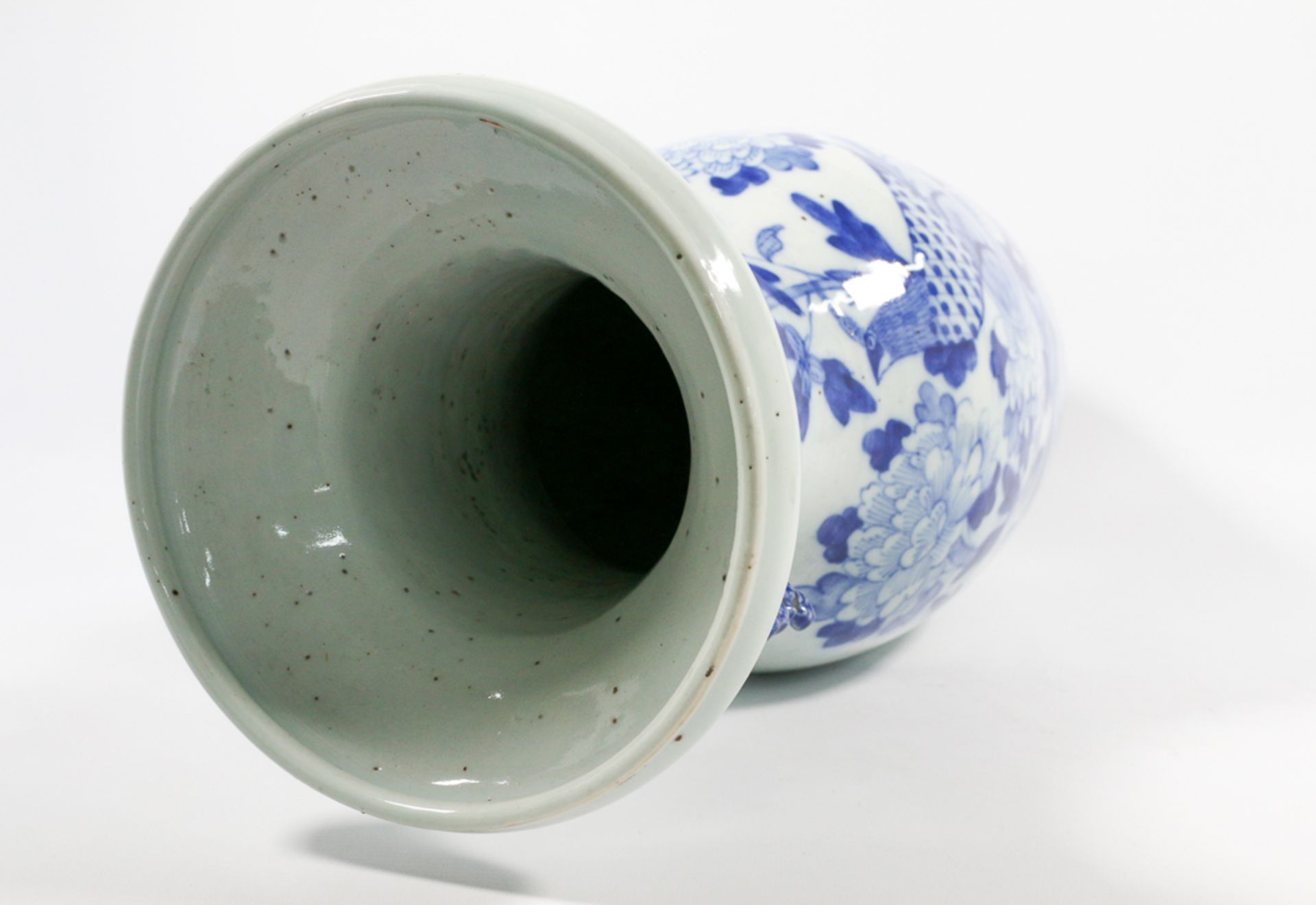 Chinese vase, blauw-wit - Image 7 of 10