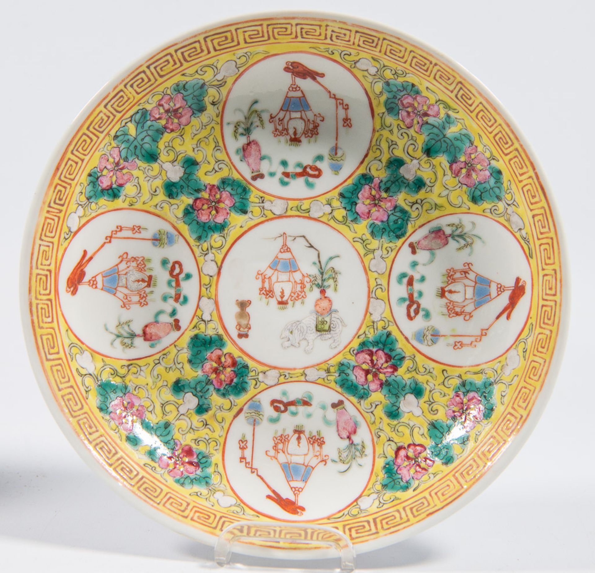 Pair of chinese plates, Guangxu - Image 3 of 10