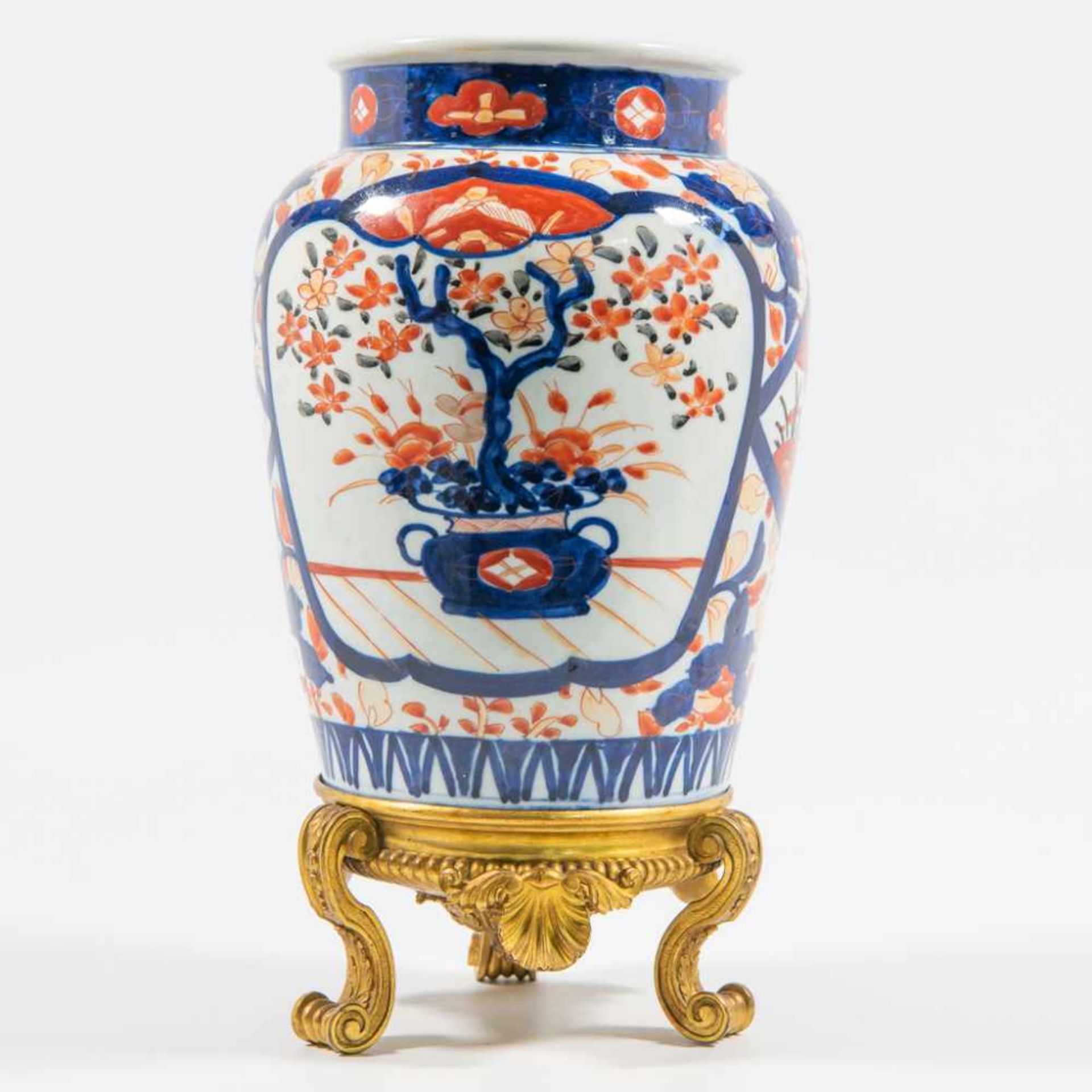 Eastern Imari vase on bronze base - Bild 10 aus 13