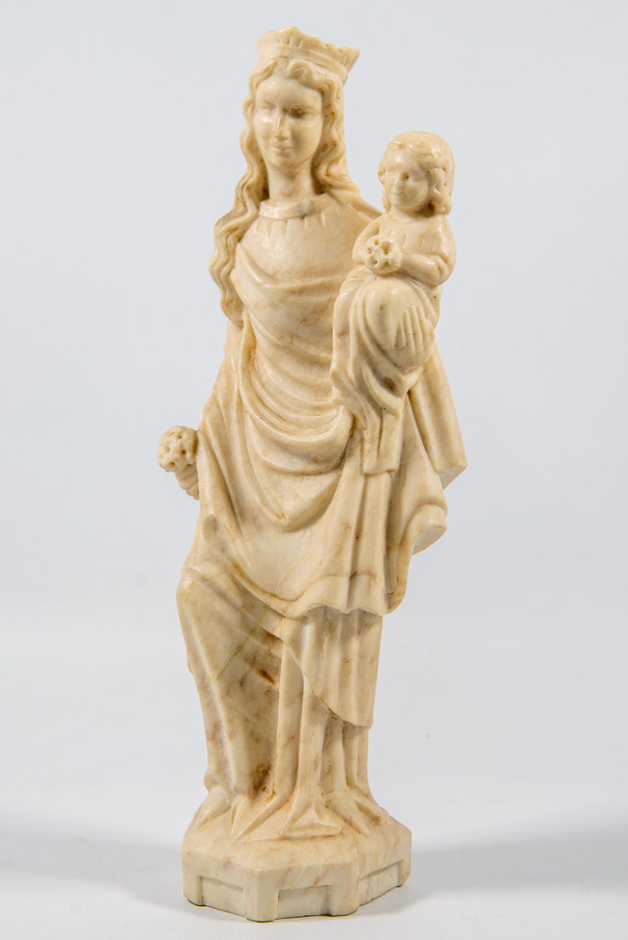 Madonna with Child, marble statue - Bild 5 aus 10