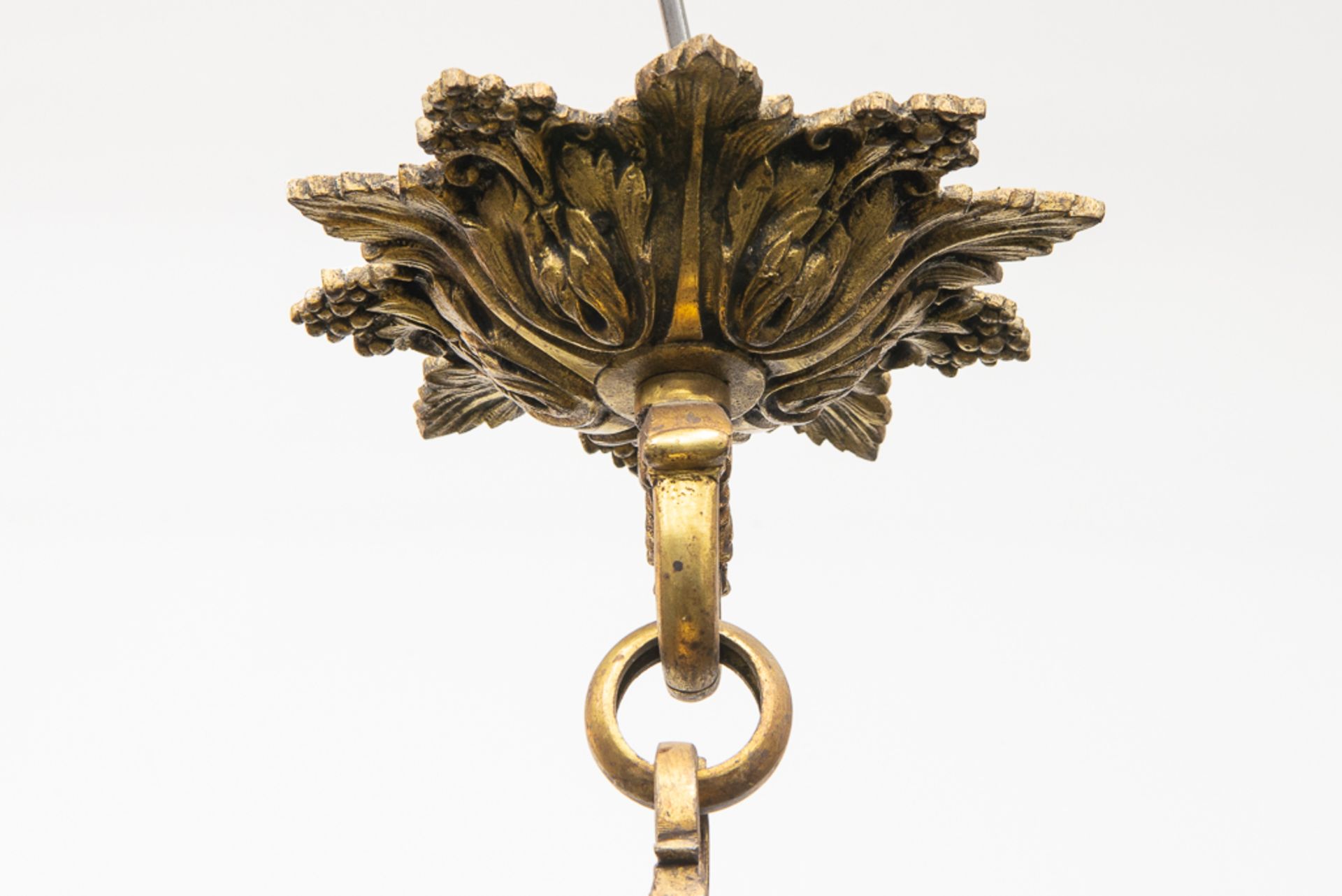 Bronze chandelier - Image 2 of 8