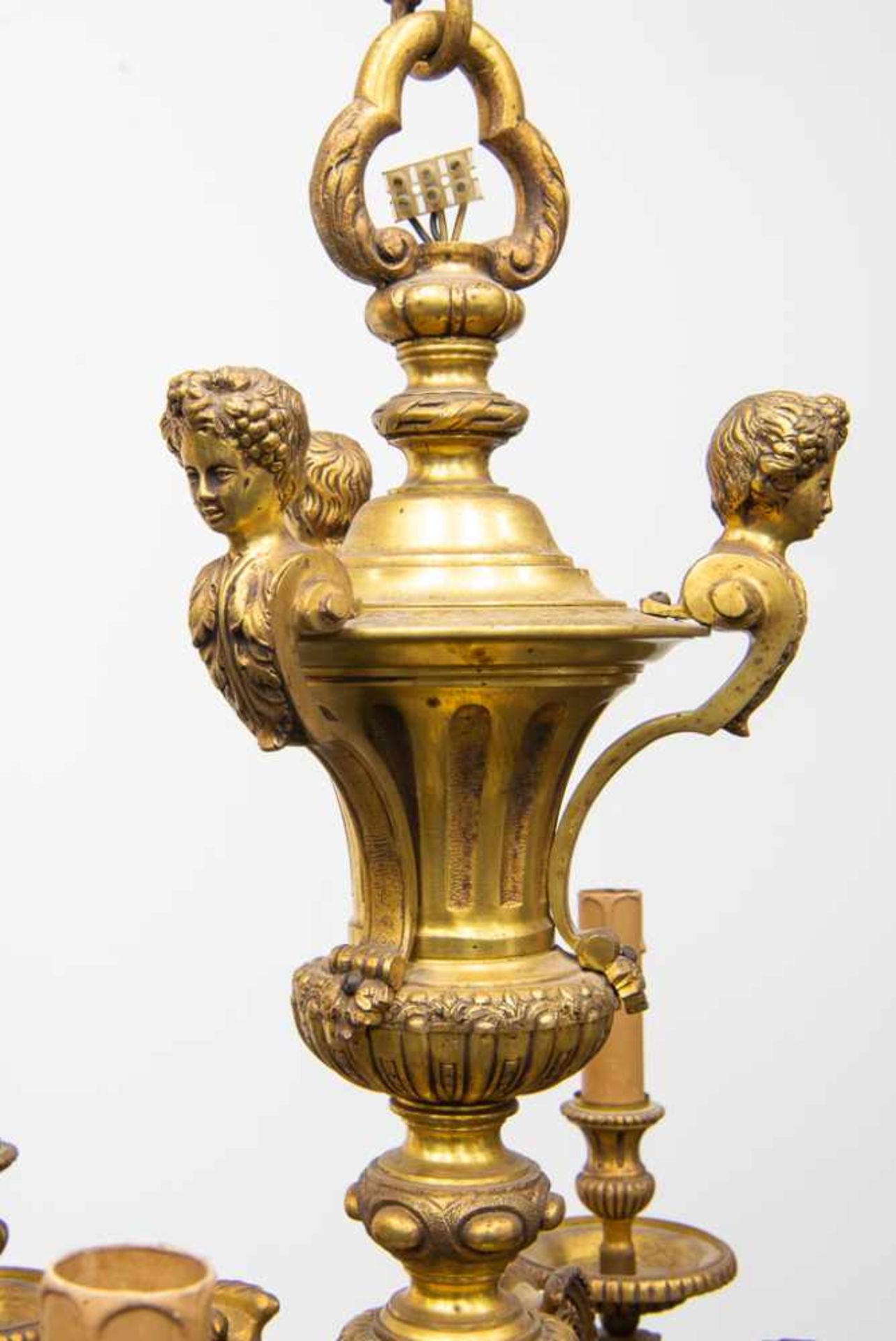 Bronze chandelier - Bild 6 aus 8