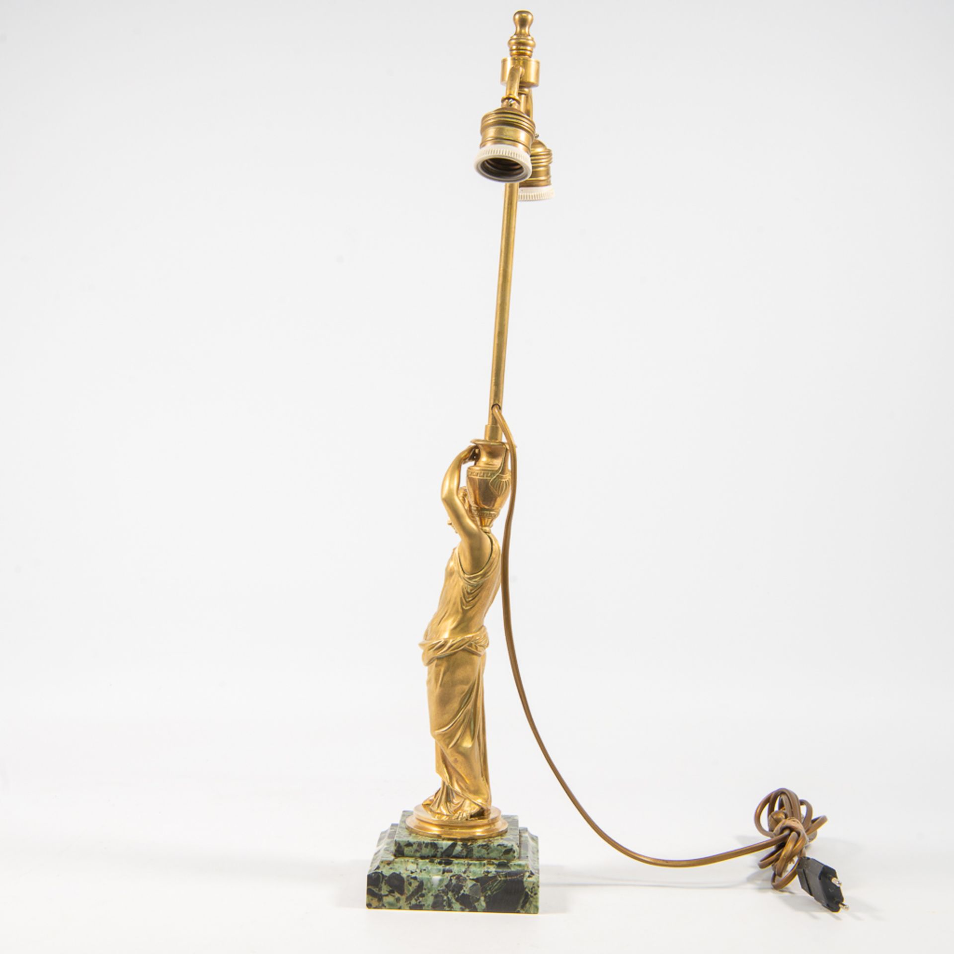 Lamp on bronze base - Image 4 of 14