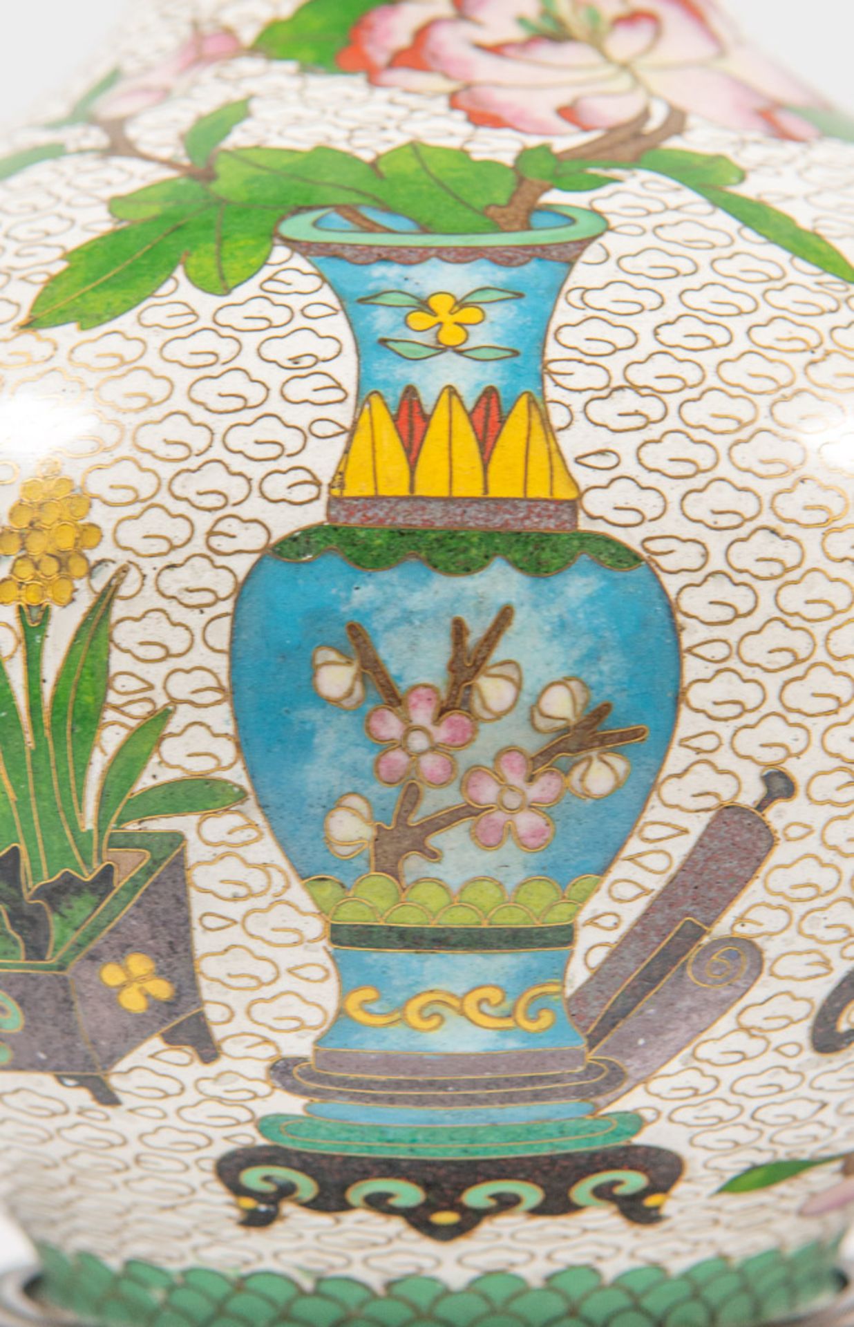 Collection of CloisonnÈ vases - Image 8 of 19