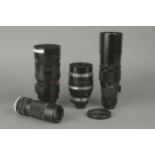 A Selection of Telephoto Lenses,