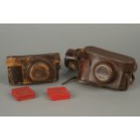 Two Leica Ever Ready Cases,