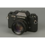 A Contax RTS SLR Camera,