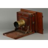 A Billcliff Mahogany Camera,