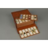 A Collection of 39 Geology Microscope Slides,