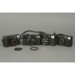 Four Compact 35mm Cameras,