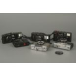 A Selection of Olympus 35mm Compact Cameras,