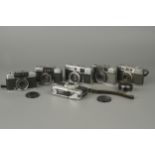 A Selection of Half Frame Cameras,