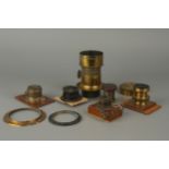 A Selection of Brass Lenses,