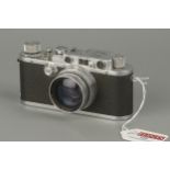 A Leica IIIa Rangefinder Camera,