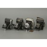 Four Folding Cameras,