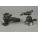 Two Manfrotto Tripod Heads,